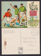 Sport Fußball WM Weltmeisterschaft Schweden Tolle Künstler Maximumkarte MK 1958 - Otros & Sin Clasificación