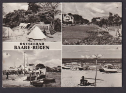 Ansichtskarte Baabe Mecklenburg Vorpommern Ostsee Rügen Zeltplatz Promenade - Sonstige & Ohne Zuordnung