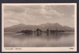 Ansichtskarte Chiemsee Bayern Fraueninsel Gebirge - Other & Unclassified