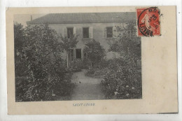 Saint-Léger (17) : GP D'une Maison Bourgeoise En 1910 PF. - Otros & Sin Clasificación