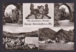 Ansichtskarte Kamp Bornhofen Rheinland Pfalz Burg Sterrenberg Burg Liebenstein - Sonstige & Ohne Zuordnung