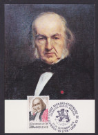 Briefmarken Frankreich 2117 Claude Bernard Physiologe Arzt Medizin Maximumkarte - Brieven En Documenten