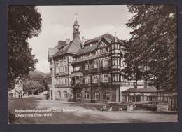 Eisenbahn Ansichtskarte Schwarzburg Thüringen Reichsbahnerholungsheim Ernst - Autres & Non Classés