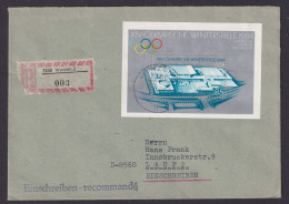 DDR R Brief Block 74 Sport Olympia Winterspiele Wurzen Nach Lauf Portogerecht - Covers & Documents