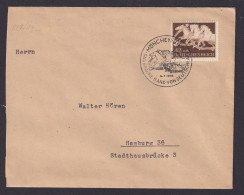 Deutsches Reich Brief EF 815 Das Braune Band Pferde Pferdesport Galopprennen - Storia Postale