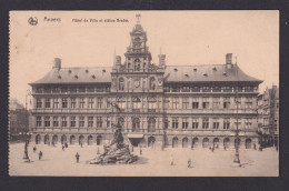 Ansichtskarte Anvers Antwerpen Belgien Hotel De Ville Denkmal Feldpost - Otros & Sin Clasificación