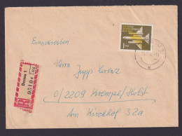 Briefmarken Flugpost Airmail R Brief 1 DM Dessau Krempel Holstein - Lettres & Documents