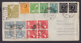 Briefmarken All. Besetzung Gemeinschaft Brief Zehnfachfrankatur U.a 1 Mark Taube - Altri & Non Classificati