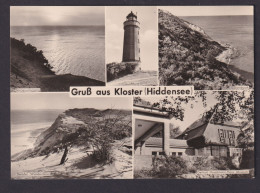Ansichtskarte Hiddensee Mecklenburg Vorpommern Ostsee Kloster Strand Leuchtturm - Sonstige & Ohne Zuordnung