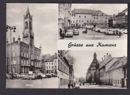 Ansichtskarte Kamenz Sachsen Platz Der Befreiung Rathaus Weststrasse Oldtimer - Autres & Non Classés