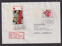 Briefmarken DDR R Brief Bogenecke Eckrand Druckvermerk Gezähntes Leerfel EF - Brieven En Documenten