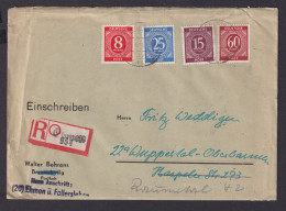 Briefmarken All. Besetzung Gemeinschaft R Brief Not R Zettel Ehmen Wuppertal - Other & Unclassified