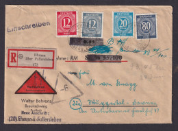 Briefmarken Besetzung Gemeinschaft R Nachnahme Brief Ehmen über Fallersleben - Autres & Non Classés