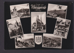 Ansichtskarte Wernigerode Sachsen Anhalt Harz Rathaus Schloss - Autres & Non Classés