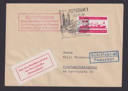 Schiffspost DDR Schiffsbriefkasten Des Motorschiffes Sonnenschein SST Potsdam - Brieven En Documenten