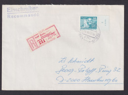 Briefmarken DDR Einschreibemarke Druckvermerk Berlin Mahlsdorf 50 Pfg. + 2506 DV - Lettres & Documents