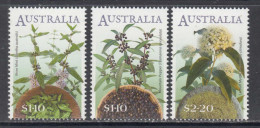 2022 Australia Bush Seasonings Spices Plants Complete Set Of 3 MNH  @ BELOW FACE VALUE - Nuevos