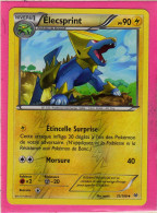 Carte Pokemon Francaise 2015 Xy Ciel Rugissant 25/108 Elecsprint 90pv Reverse Bon Etat - XY