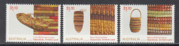 2022 Australia Aboriginal Baskets Complete Set Of 3 MNH  @ BELOW FACE VALUE - Neufs