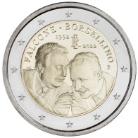 2022-ITALIA REPUBBLICA-2 EURO - FALCONE E BORSELLINO -FDC Da Rotolino - Italien