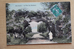 CP 51 BOURSAULT Le Pont De Rochers Toilée Couleur - Other & Unclassified