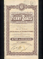 Société Internationale Des FERRY-BOATS - INTERFER - Navy