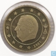 Belgie 2001  50 Cent   UNC Uit De Introset   UNC Du Introset  ZEER ZELDZAAM - EXTREME RARE !!!! - Belgien