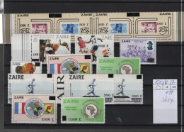 Zaire Michel Cat.No. Mnh/** 1045/1058 Strip - Ungebraucht