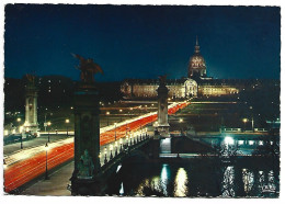 HOTEL DES INVALIDES ET L'ESPLANADE ILLUMINES.-  PARIS.-  ( FRANCIA ) - Andere Monumenten, Gebouwen