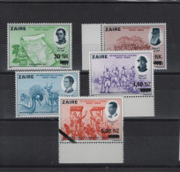 Zaire Michel Cat.No. Mnh/** 1084/1088 - Unused Stamps