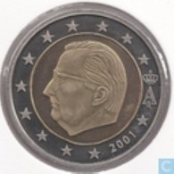 Belgie 2001   2 Euro   UNC Uit De Introset   UNC Du Introset  ZEER ZELDZAAM - EXTREME RARE !!!! - Bélgica