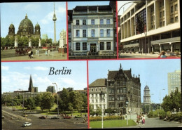 CPA Berlin Mitte, Marx-Engels-Brücke, Dom, Fernsehturm, Haus Der Sowjetischen Kultur Und Wissenschaft - Altri & Non Classificati