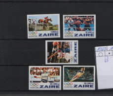 Zaire Michel Cat.No. Mnh/** 1126/1130 B Olympia - Neufs