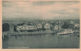 ALLEMAGNE - Lindau (Bedensee) - Hafenpartie - Vue Sur Le Quai - Bateaux - Animé - Carte Postale Ancienne - Lindau A. Bodensee