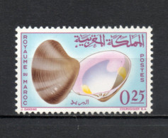 MAROC N°  489    NEUF SANS CHARNIERE  COTE 1.25€    COQUILLAGE ANIMAUX FAUNE - Marruecos (1956-...)