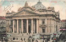 BELGIQUE - Bruxelles - La Bourse - Animé - Carte Postale Ancienne - Otros & Sin Clasificación