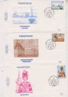 FDC 944 / 948 COB 2377 / 2381 Tourisme Oblitération ROMA Bureau Temporaire Poste Belge à L'étranger - 1981-1990