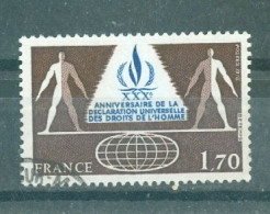 FRANCE - N°2027 Oblitéré - 30°anniversaire De La Déclaration Universelle Des Droits De L'Homme. - Gebruikt