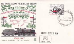 GB Engeland 1977 The Watercress Line   Spec Jubilee Run 07-06-1977 - Trains