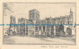 R041252 Southern Front. York Minster. Tuck - World