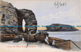 R040356 Tower And Chapel Rocks. Perranporth. Argall. Milton. Artlette - World