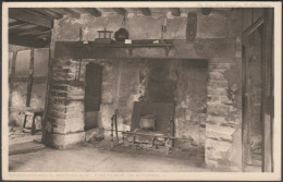 Fireplace In Kitchen, Shakespeare's Birthplace, Stratford-upon-Avon, C.1920 - Postcard - Stratford Upon Avon