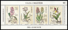 Schweden Sverige 1982 - Mi.Nr. Block 10 - Postfrisch MNH - Blumen Flowers Orchideen Orchids - Orchidee