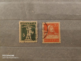 Switzerland	Monuments (F96) - Used Stamps