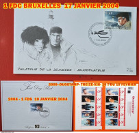 2004-1 FDC ET 1 FDS      2009--DUOSTAMP- TREIZE-XIII- 5T DU 19 FEVRIER- - 1999-2010