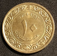 ALGERIE - ALGERIA - 10 CENTIMES 1964 ( 1383 ) - KM 97 - Drapeaux - Argelia