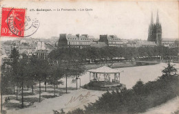 FRANCE - Quimper - La Promenade - Les Quais - Carte Postale Ancienne - Quimper