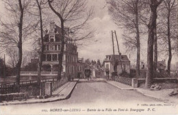 MORET SUR LOING Entrée De La Ville Au Pont De Bourgogne - Moret Sur Loing