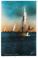 34   AGDE  DEPART POUR LA PECHE  9X14 - Agde