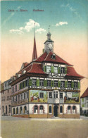 STEIN AM RHEIN, SCHAFFHAUSEN, TOWNHALL, ARCHITECTURE, TOWER WITH CLOCK, SWITZERLAND, POSTCARD - Stein Am Rhein